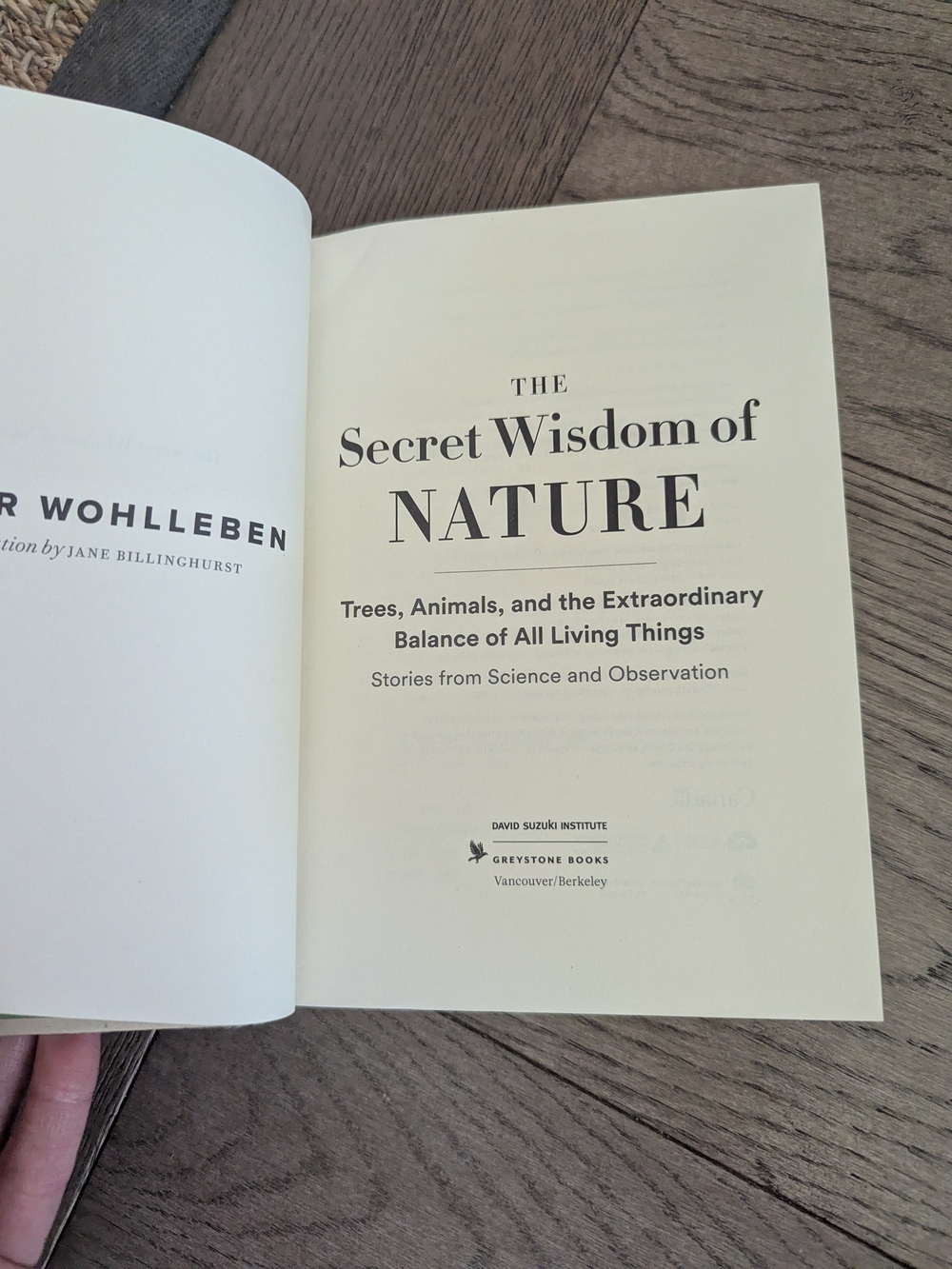 The Secret Wisdom Of Nature By Wohlleben